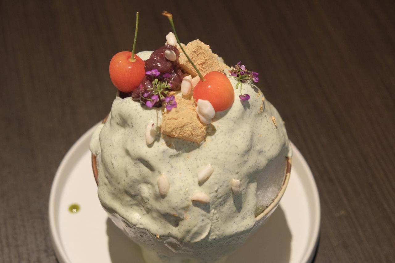 画像1: ●玉露の練乳あずきかき氷 × 「冷たい極上ほうじ茶」