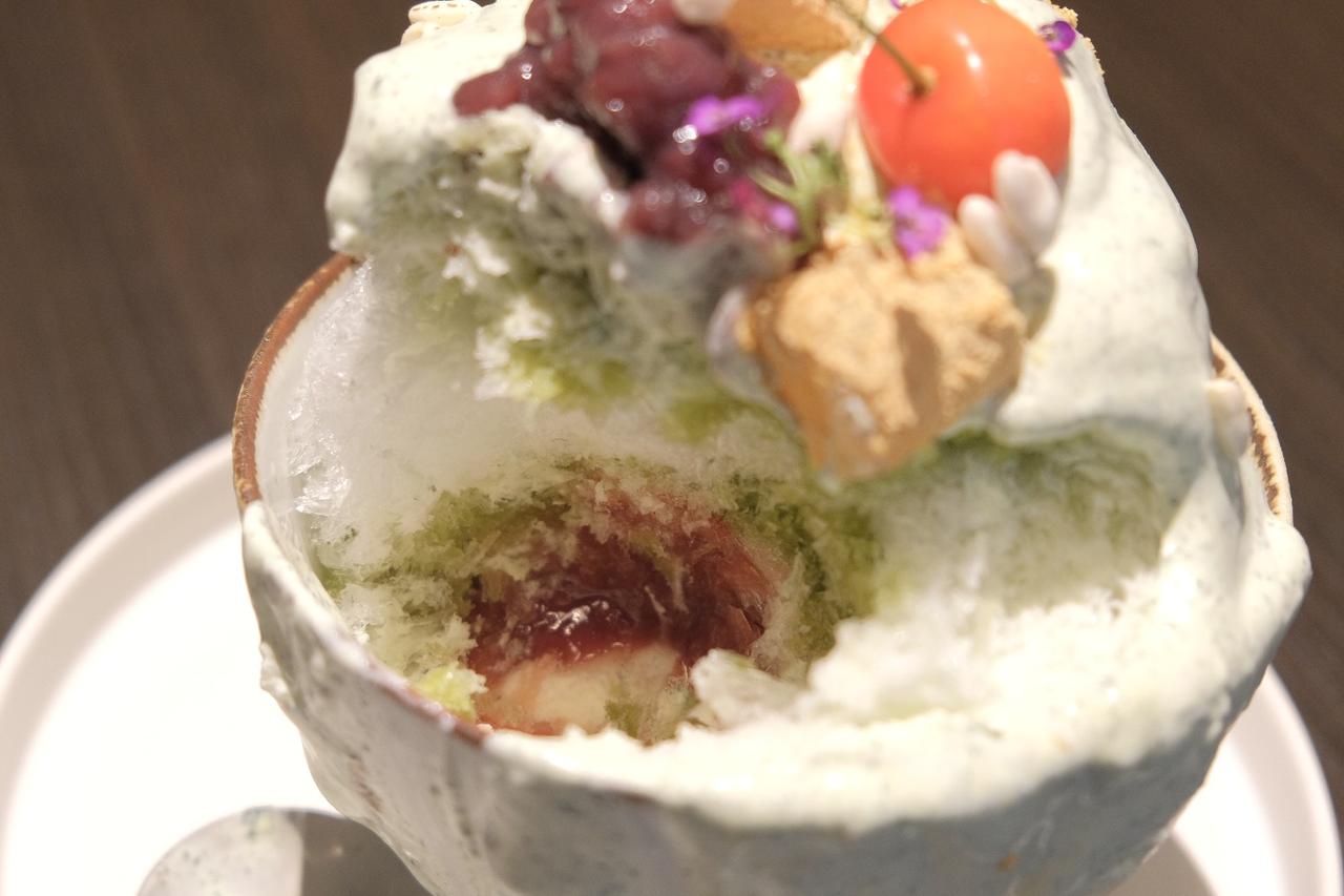 画像3: ●玉露の練乳あずきかき氷 × 「冷たい極上ほうじ茶」