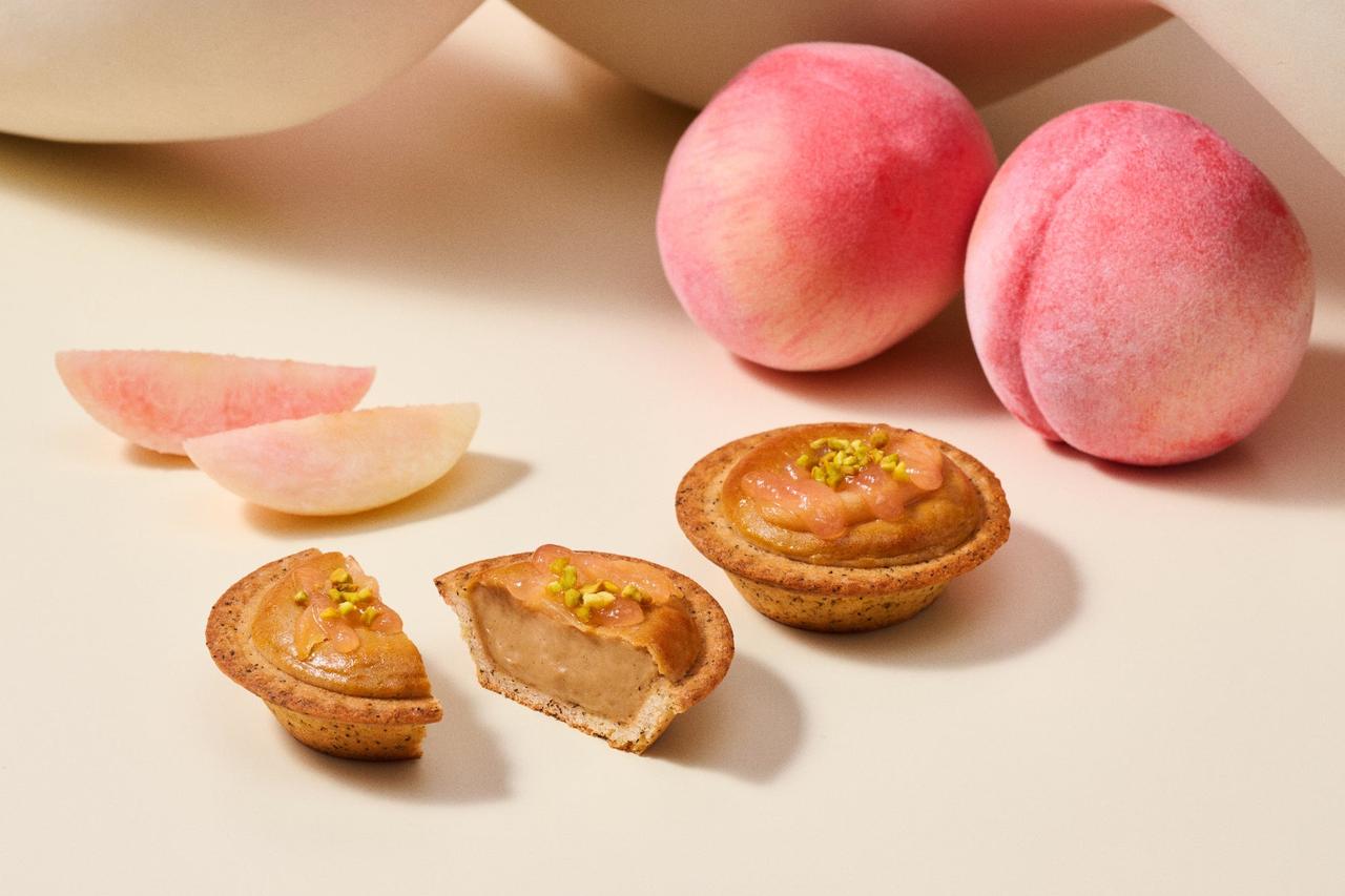画像1: 紅茶党必見！BAKE CHEESE TARTから「食べるピーチティー」新登場！