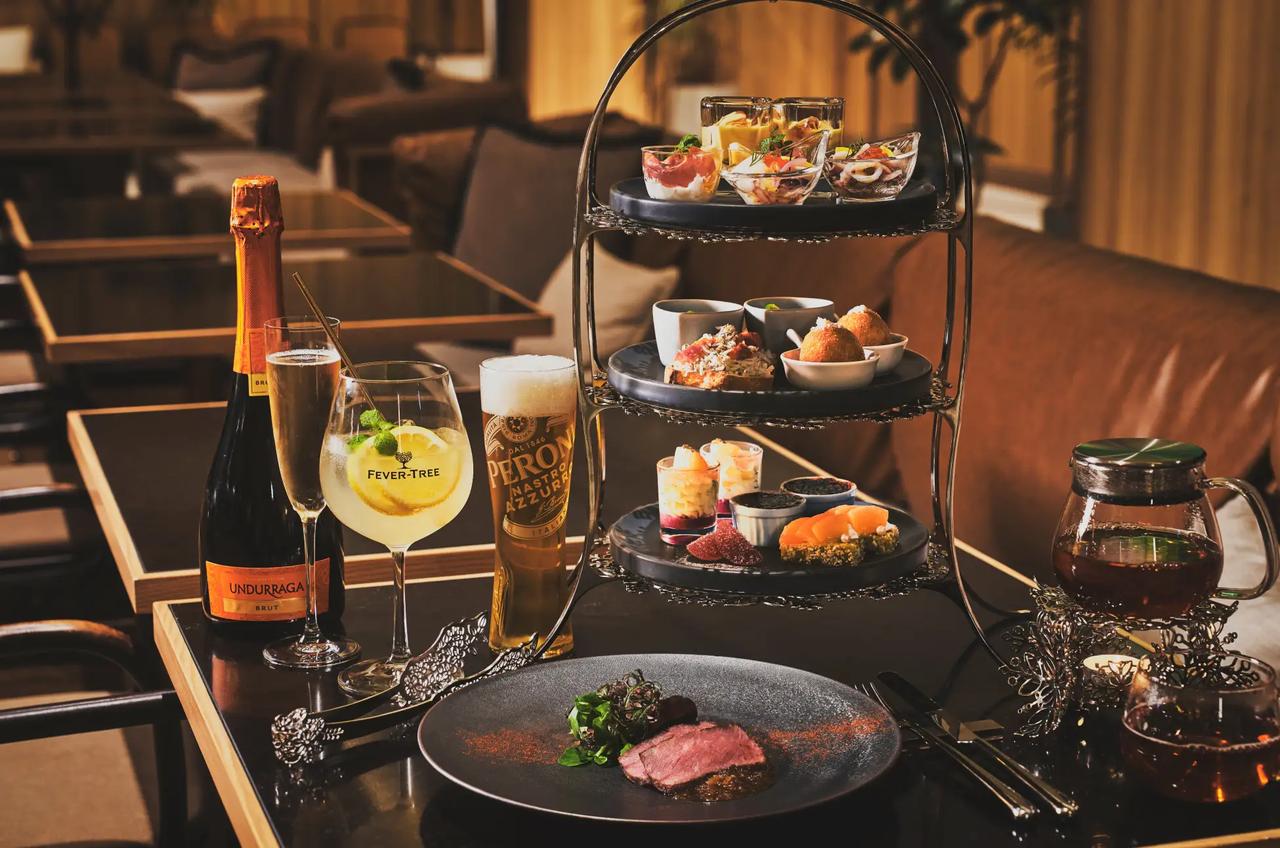 画像: 「イブニングハイティープラン」 6,800円（税込） ・ビール、ハイボール付きプラン +1,200円（税込） ・スパークリング付きプラン +1,800円（税込） ・プレミアムプラン（全ドリンク対象） +2,800円（税込）