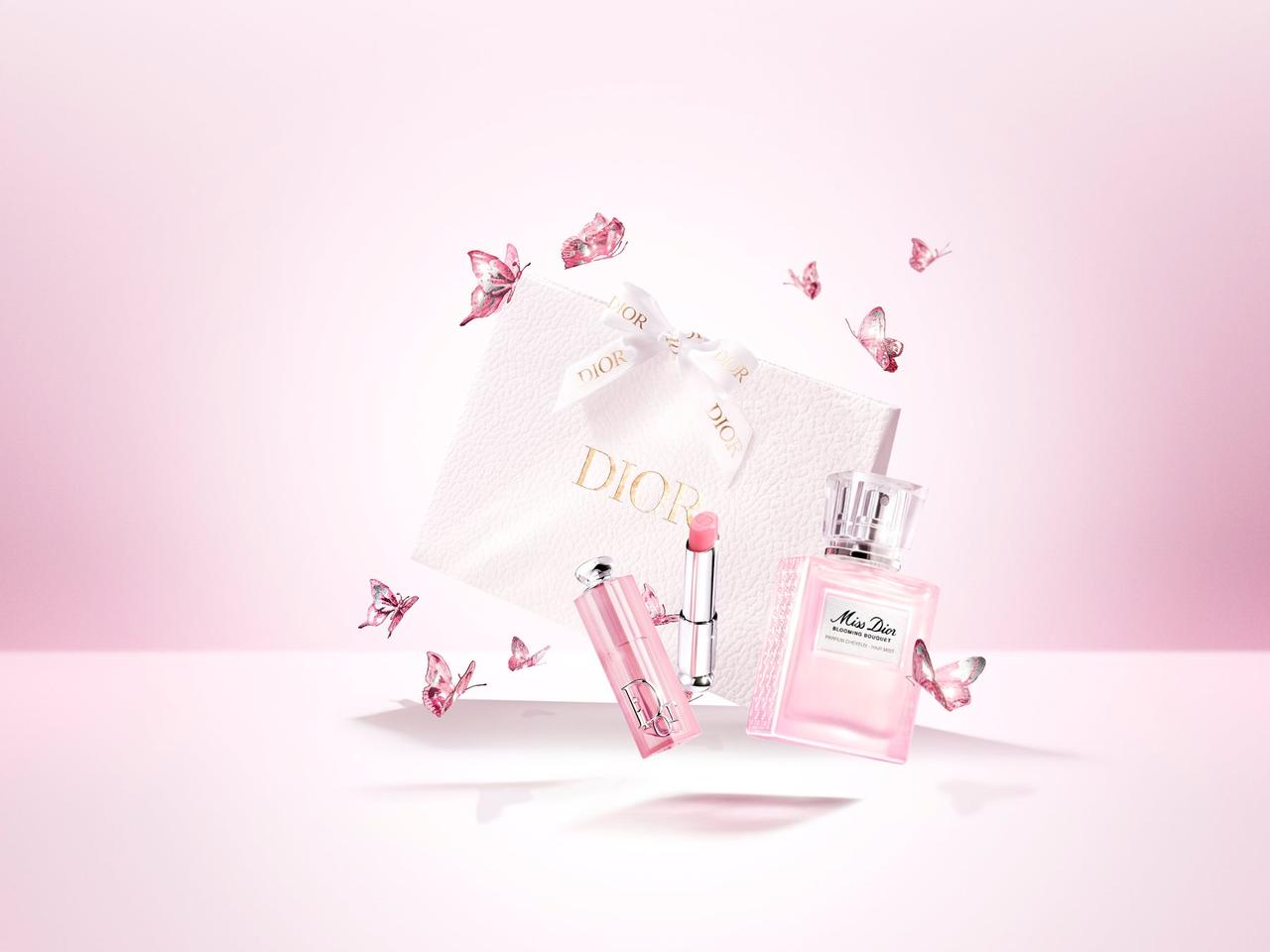 画像: ミス ディオール ブルーミング ブーケ ヘア ミスト＆リップ グロウ セット（ZOZOCOSME数量限定）：12,650円（税込）