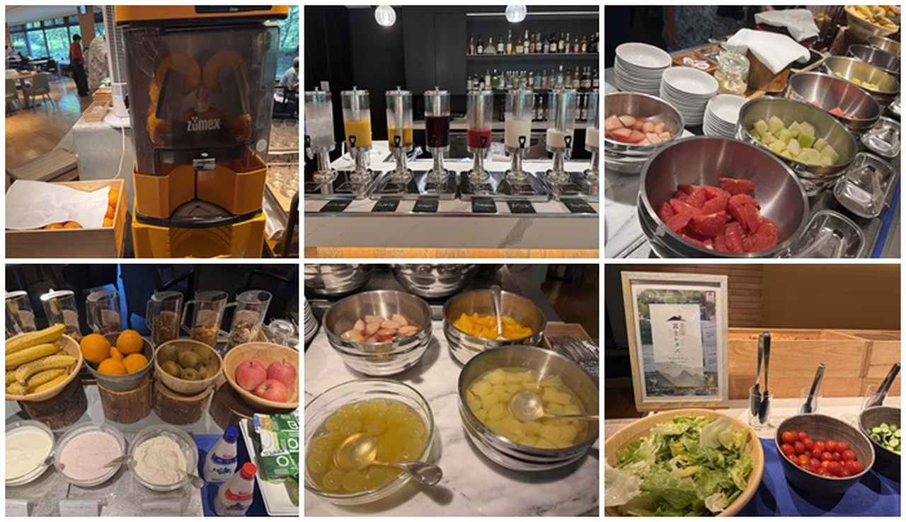 画像1: 地元食材をいただける朝食ブッフェ