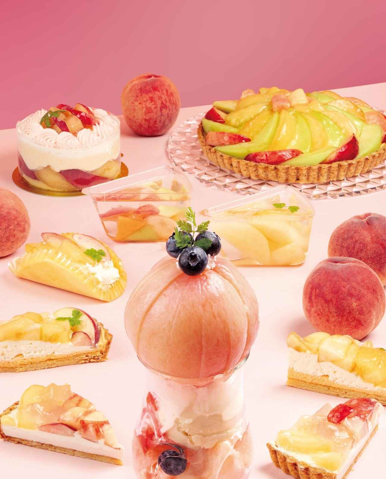 画像: フルーツピークス｜毎年大人気の「まるごと桃パフェ」が今年も登場