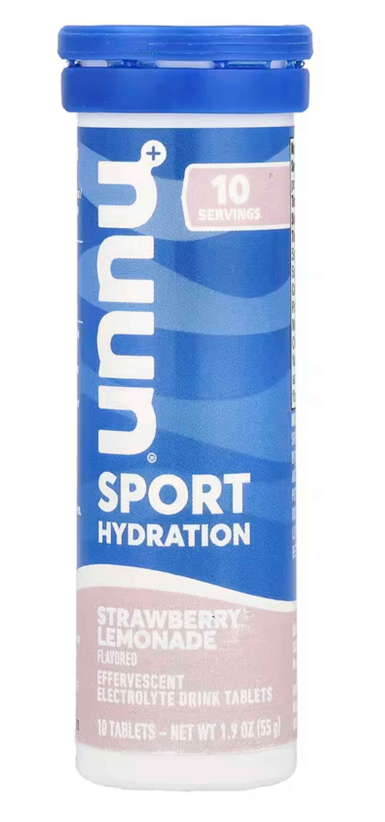 画像: Nuun（ヌーン）, スポーツ、発泡性電解質サプリメント、ストロベリーレモネード、タブレット10粒 / iHerb