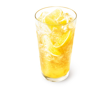 画像: まるごと!レモンのジンジャーエール with 日向夏(ひゅうがなつ)&レモンソース | ドリンク/スープ | モスバーガー公式サイト