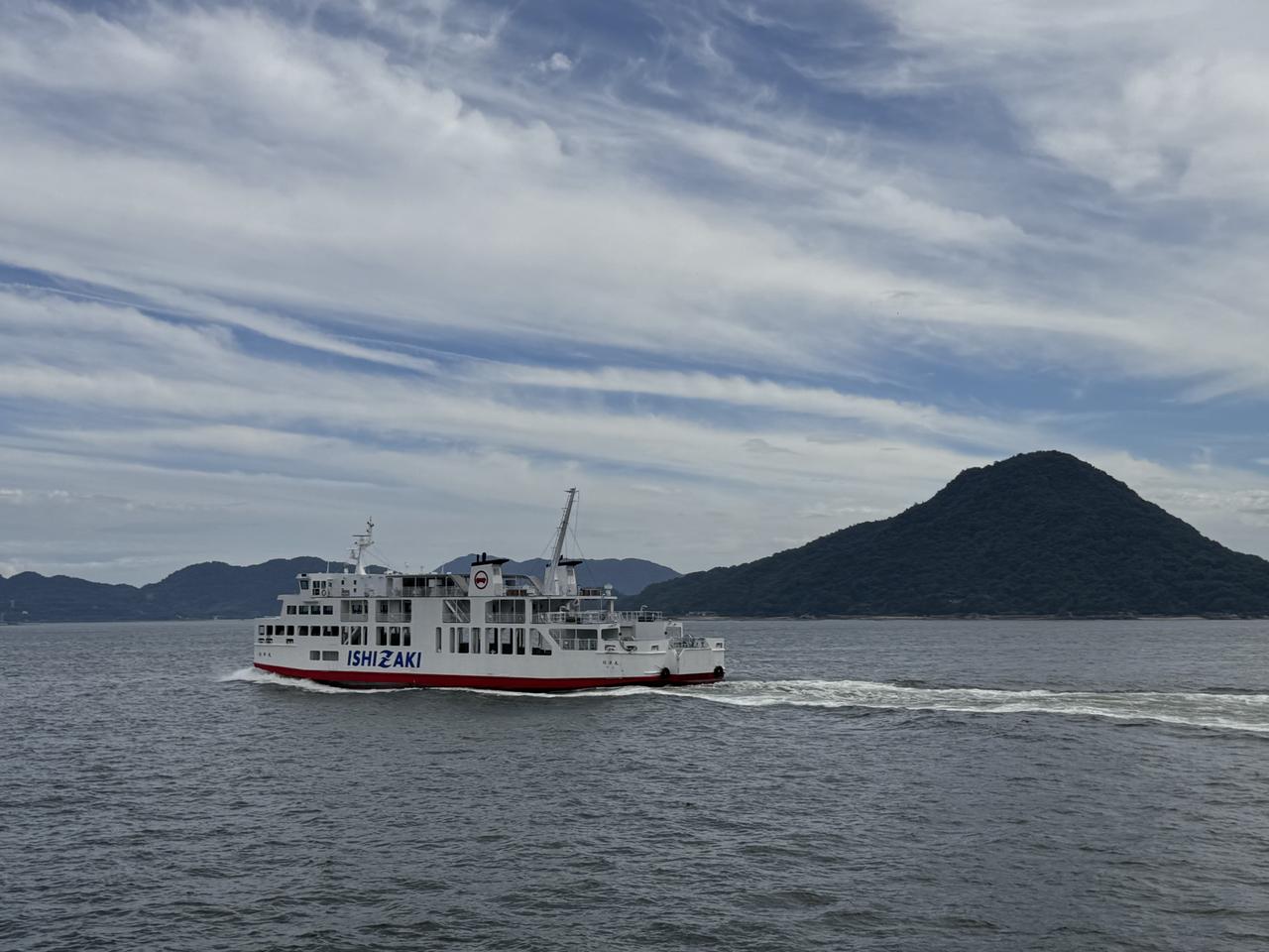 画像: 切串港ー広島港　約30分