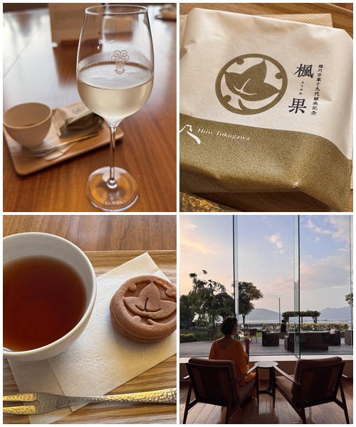 画像: ウエルカムドリンクと楓果