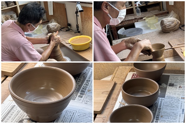 画像: 電動ろくろにも挑戦！手とり足とり教えてくれて、理想な器が完成！