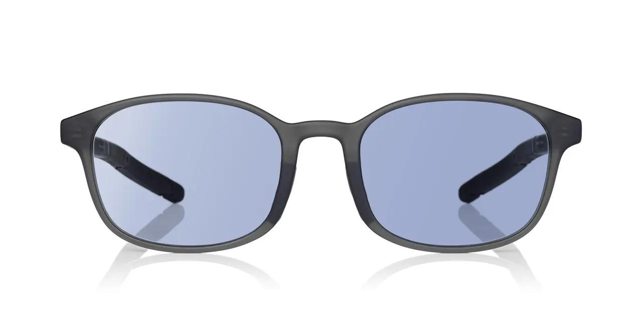 画像: フレーム:MV2003N-5S フレームカラー:C2 マットグレー レンズ:カラーレンズ ブルー(MB-Blue) 金額:カラーレンズ代込み ¥17,000(税込)