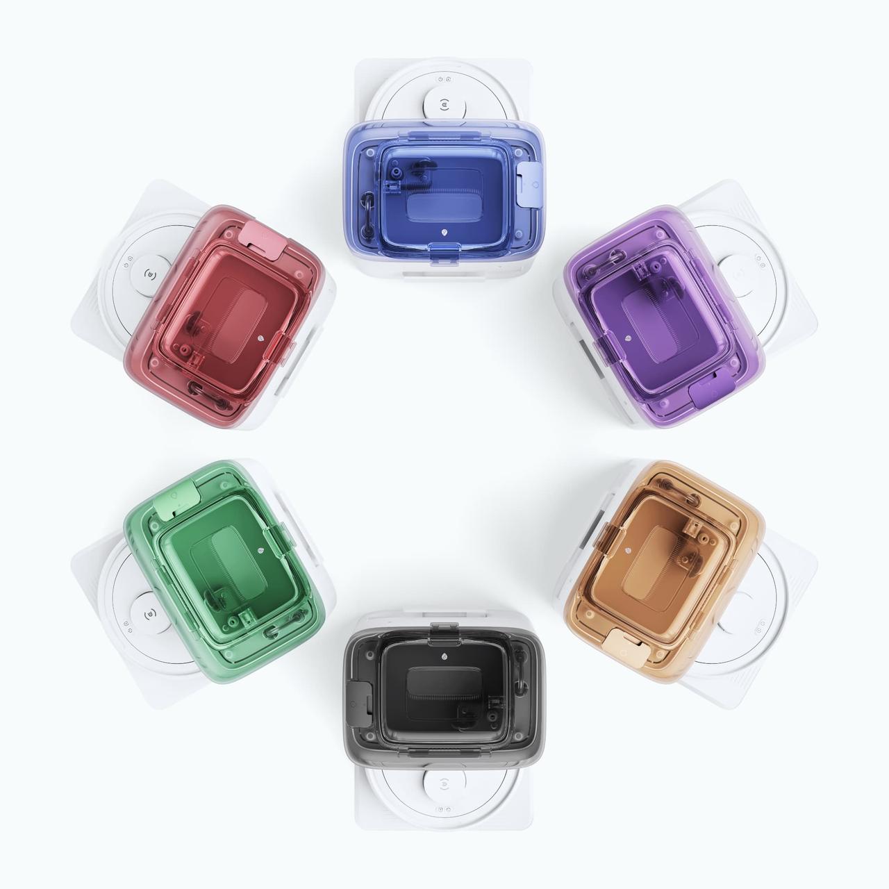 画像: ・ディープサファイア ・サンシャインゴールド ・エメラルドモス ・アメジストヴェール ・ブロッサムピンク ・ミッドナイトブラック