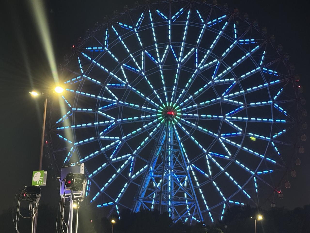 画像2: 夜空を彩る幻想イルミ♡葛西臨海公園「ダイヤと花の大観覧車」がフルカラーLEDで華麗にリニューアル