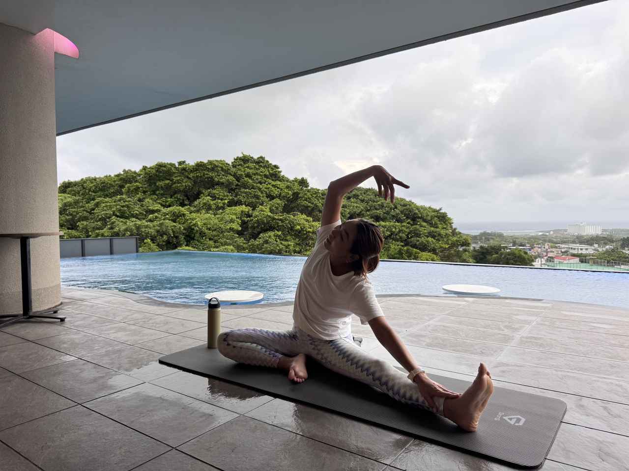 画像: 朝食前にヨガプログラムも体験！