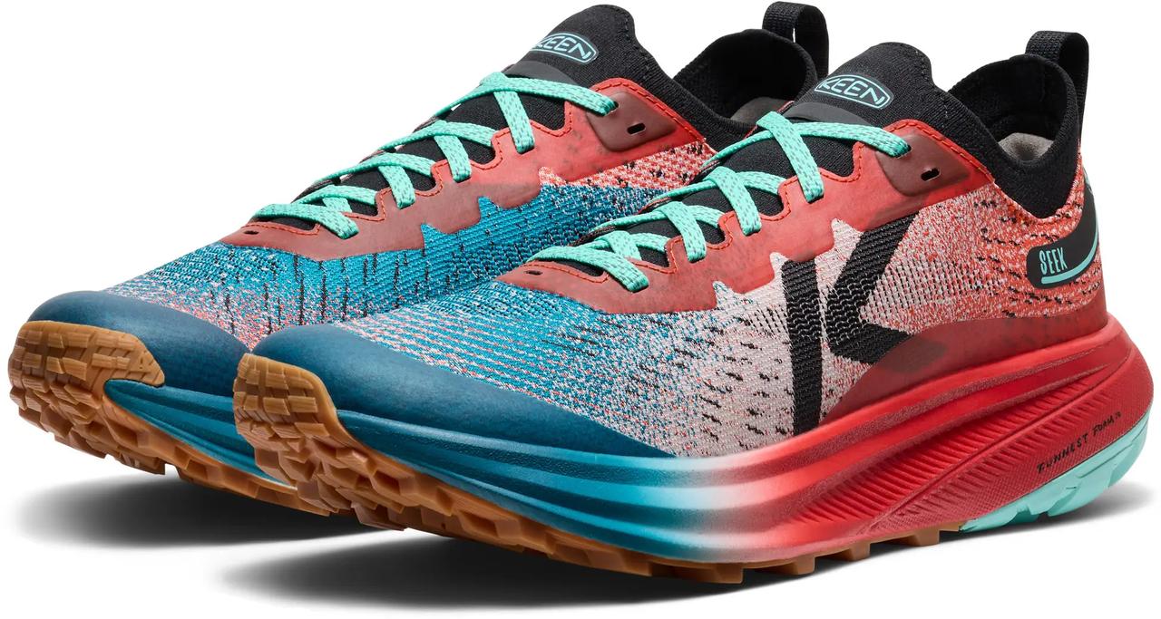 画像: 商品名:SEEK(シーク) 税込価格:¥26,400 カラー展開: WILLOWHERB/ORANGE PEEL、GRENADINE/OCEAN DEPTHS、SAFARI/BLACK (メンズ・ウィメンズ共通カラー展開) <メンズ>サイズ展開・重量:25-29, 30cm 306g(片足27cm) <ウィメンズ>サイズ展開・重量:22.5-25.5cm 244g(片足24cm)