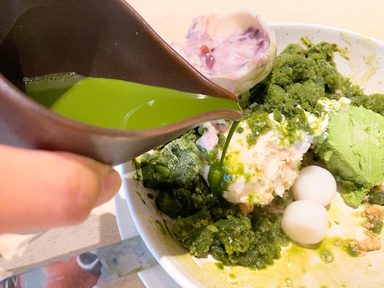 画像4: 【試食レポ】期間限定！どっちを食べたい?!
とろけるブッラータチーズと抹茶のかき氷 vs アメリカ～ンなチョコとナッツのヴィーガンパフェをホテルで♡