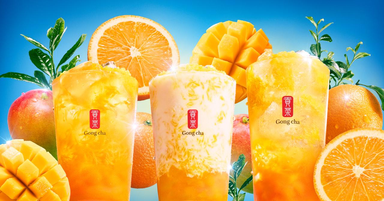画像: 【試飲レポ】ゴンチャがたどり着いた究極の“お茶とフルーツのハーモニー”「FRESH マンゴー＆オレンジ」が期間限定新発売！