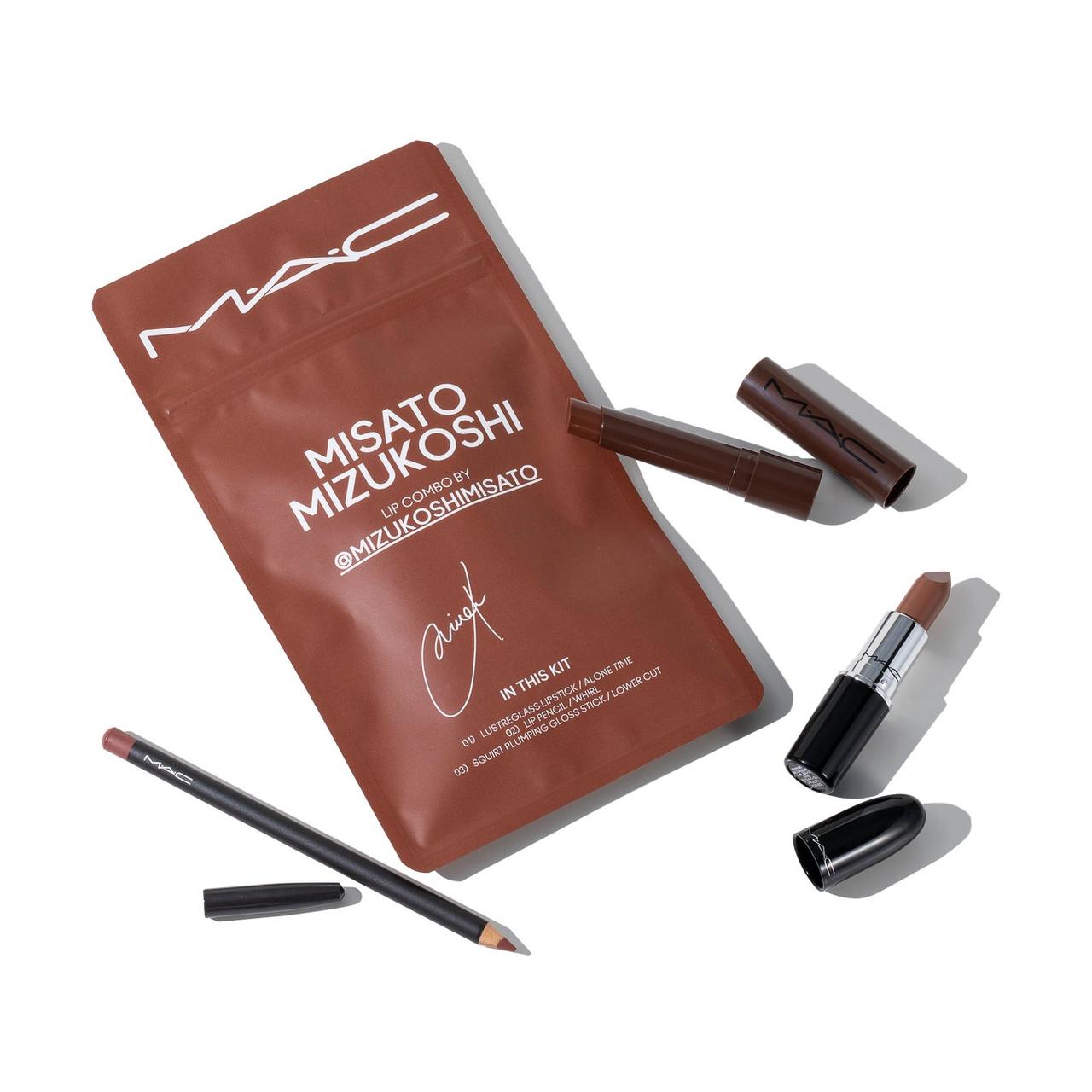 画像7: 水越みさと×M·A·Cの限定コラボが登場──“ぷっくり3Dリップ”を叶えるリップコンボ3種が数量限定発売