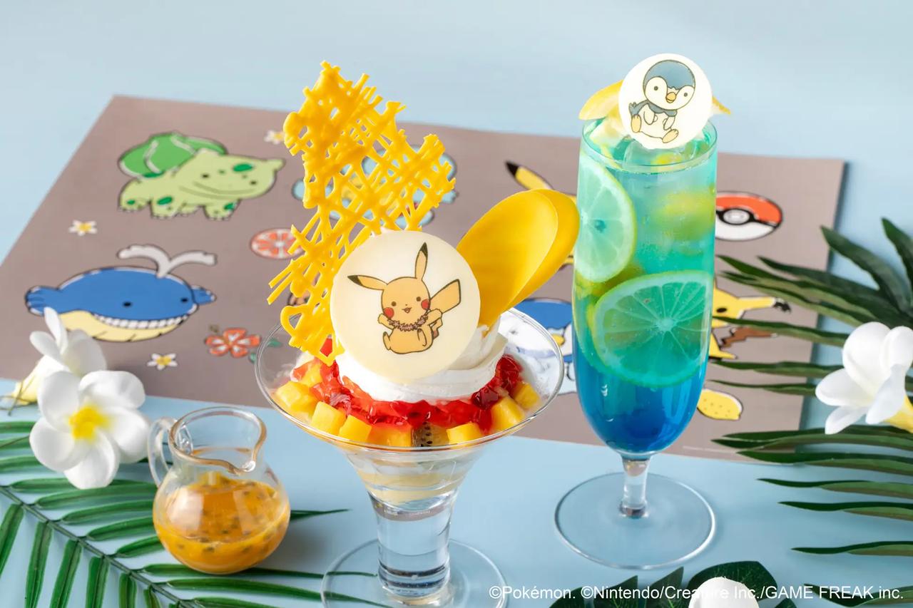 画像: ピカチュウのヨーグルトジェラートパフェ セット 3,740円 ※1日8食限定 (税込・サービス料15%別) ※提供時間: 15:00~ 17:00 ※お席のご利用は60分制 ※公式Webサイトでのご予約ならびに事前決済が必要。限定数に達し次第終了。 ※来店日時の72時間前より100%のキャンセル料が発生します。 www.tokyo.grand.hyatt.co.jp