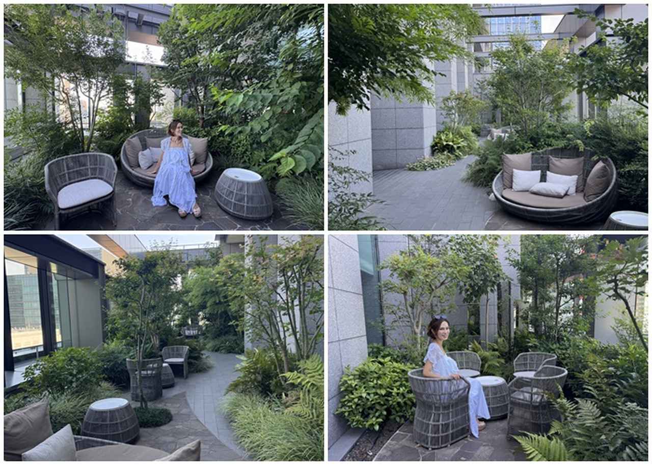 画像: ガーデンテラスもあり、都会にいるのを忘れられるひとときが過ごせます。