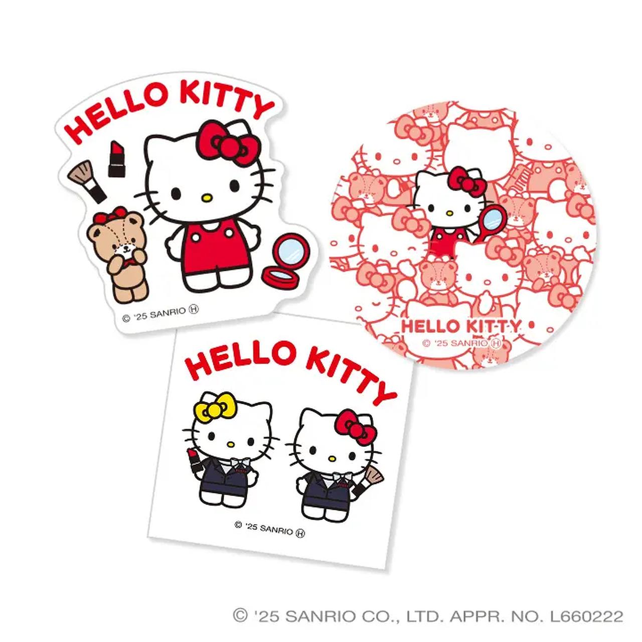 画像: 先着10,000名さまに必ずもらえる！ 「資生堂オンラインストア × ハローキティ オリジナルステッカー」 期間：2025年7月25日（金）～なくなり次第終了 応募要項：期間中「資生堂オンラインストア公式LINEアカウント」とID連携＆エントリー後、1回のご購入金額3,300円（税込）以上でプレゼント