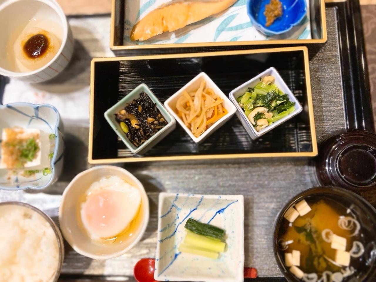 画像: 和食もボリューム満点