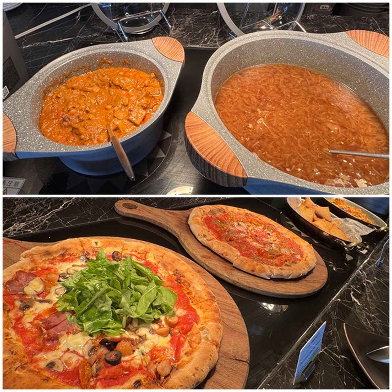 画像: 本日のカレー シェフのおまかせピザ