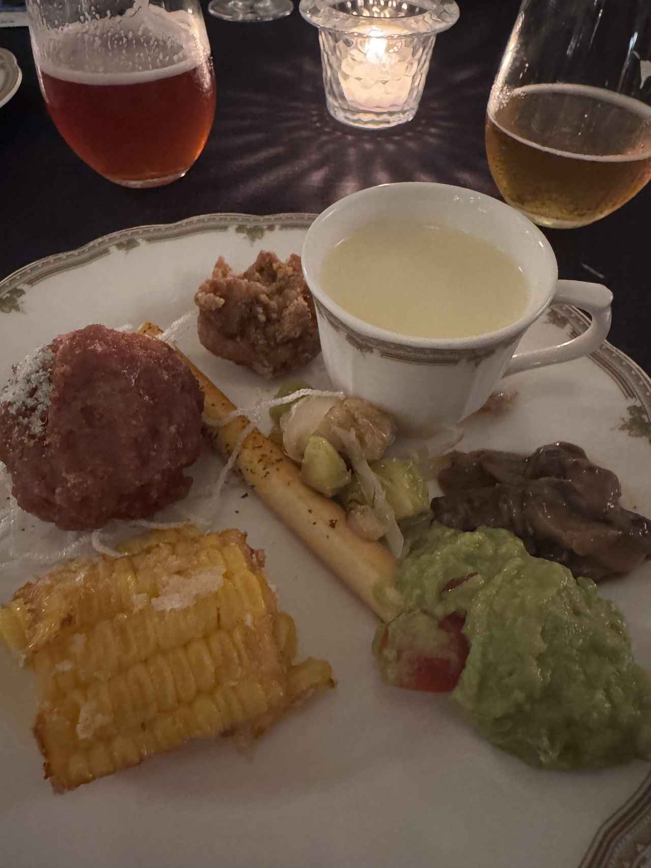 画像: 冷製コーンスープが絶品!お替りしました!