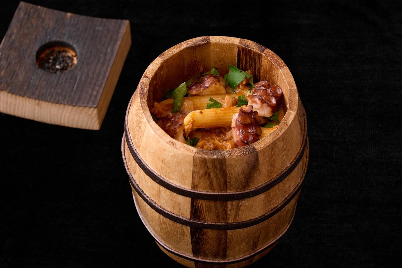 画像1: 見た目もたのしく、芳醇な香りが広がる蛸のラグーソースペンネ