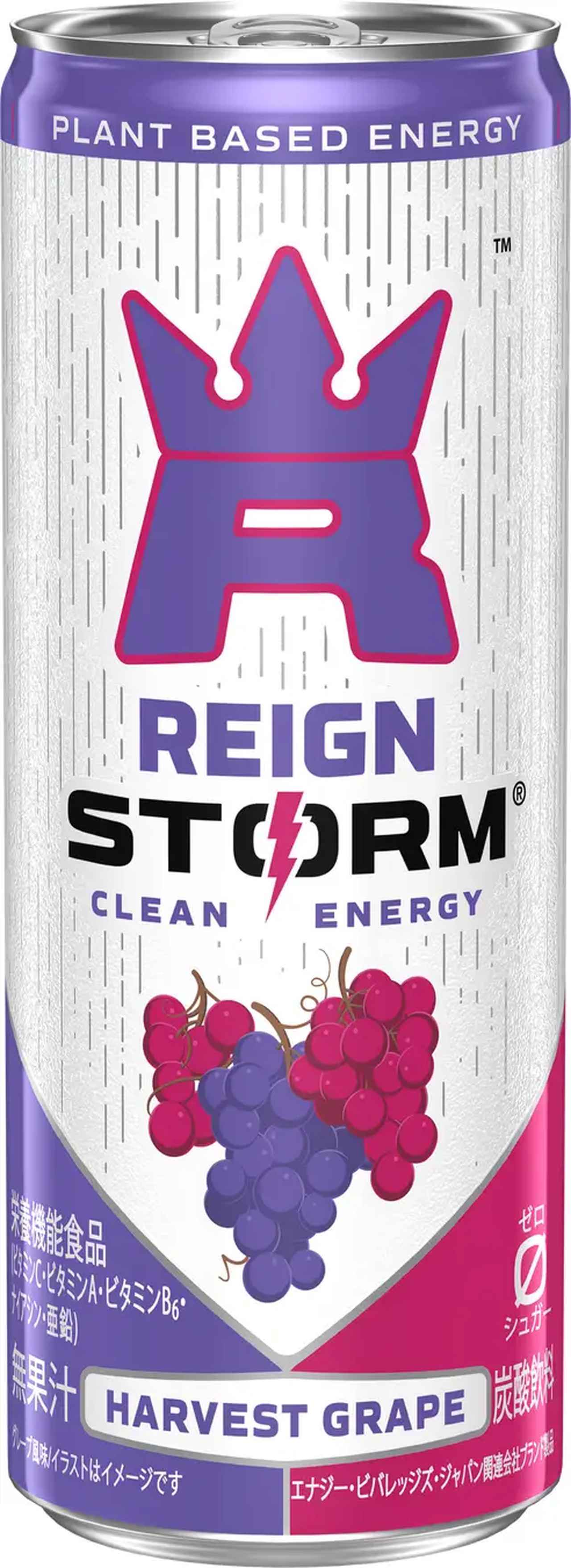 画像: レインストーム ハーベストグレープ 缶250ml 価格 ：185円（税別）容量：缶250ml