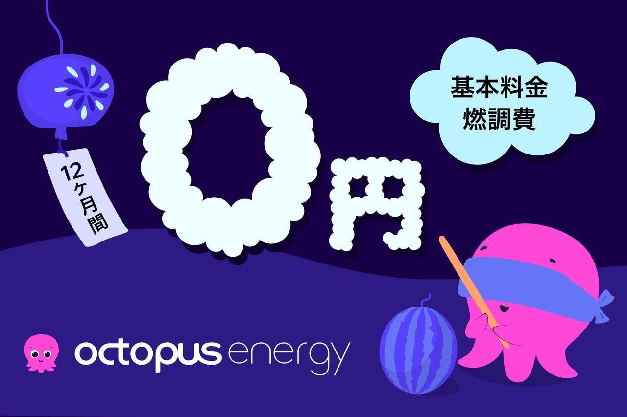 画像: 猛暑と電気代高騰の夏、基本料ゼロの「シンプルオクトパス」が価格を見直し