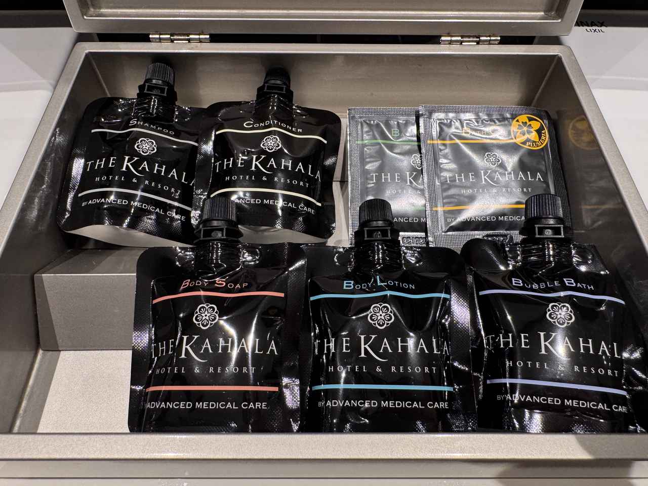 画像: 東京ミッドタウン皮膚科形成外科ノアージュ監修「フコキサンチン(保湿成分)」配合のオリジナルアメニティ