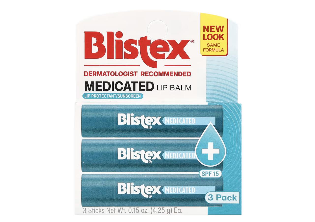 画像: Blistex, メディケイテッド リップ 保護/サンスクリーン SPF 15 オリジナル お買い得3 本パック 各 4.25 g / iHerb