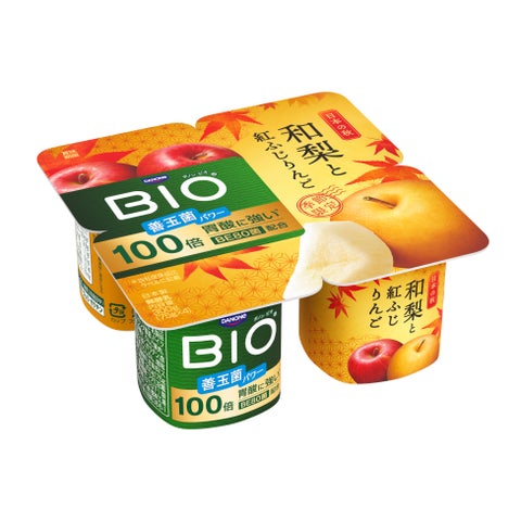 画像1: 【試食レポ】ダノン ビオ®「世界旅行」シリーズ第3弾は、日本とイタリアの秋がテーマ!「和梨と紅ふじりんご」と「マスカット&アップル」ヨーグルトが期間限定で新登場