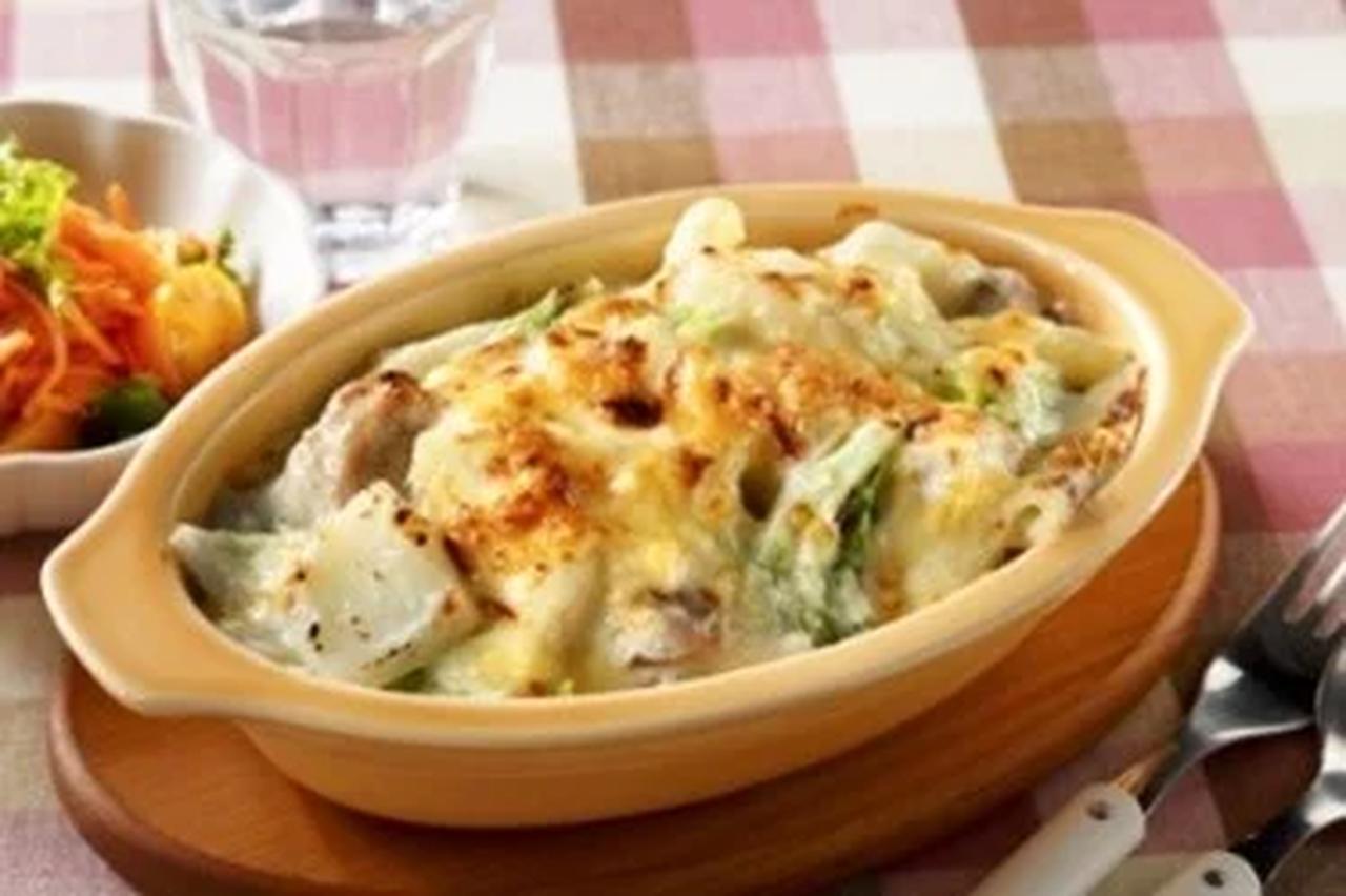 画像: 【アレンジレシピ】白菜と大根のマカロニグラタン