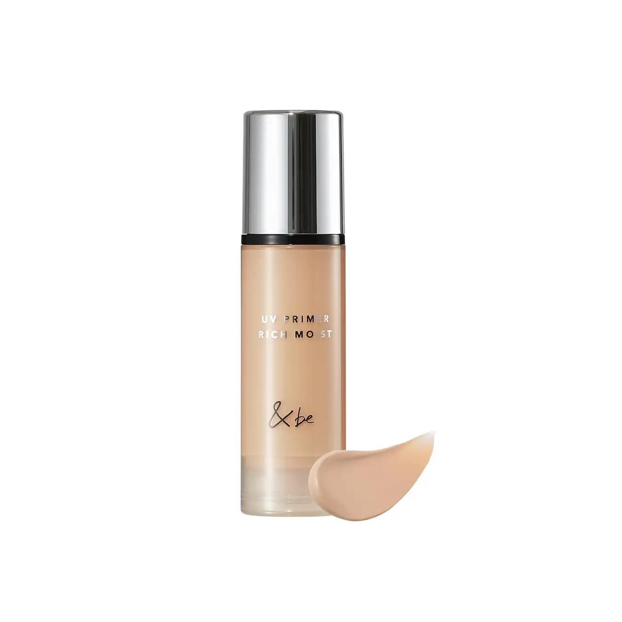 画像: &be UVプライマーリッチモイスト スタンダード ゴールドとシルバーの繊細なミックスパールで ハリのあるいきいきとした肌感を演出。