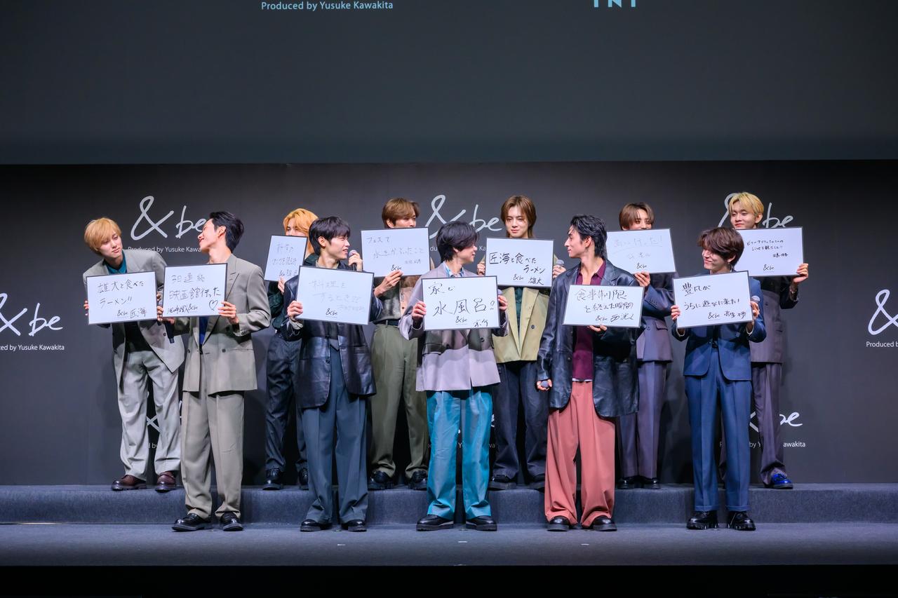 画像2: ブランドアンバサダーのINI登壇