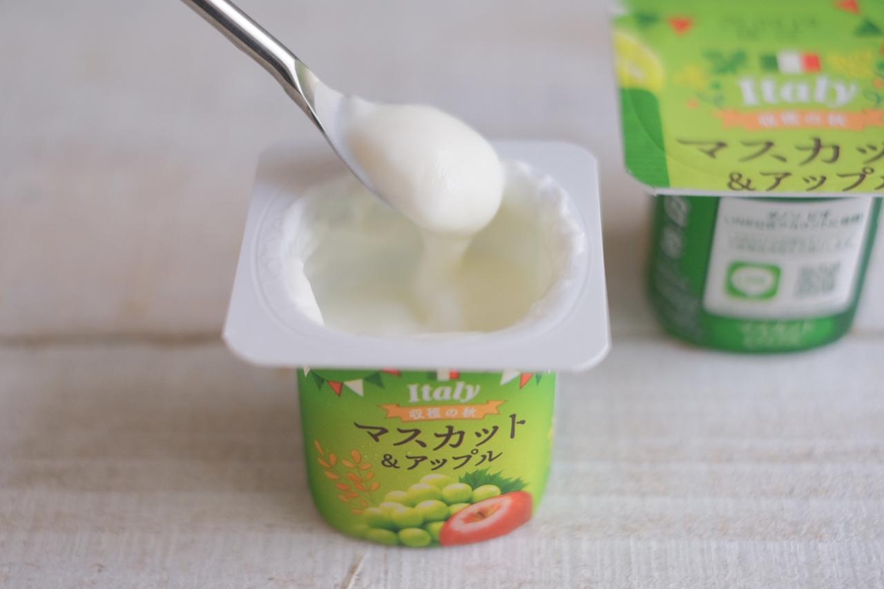 画像: フルーティーさとジューシーさがパッケージからも伝わってくるマスカット×アップル!鼻に抜けるマスカットの華やかな香りもたまらないんです♡