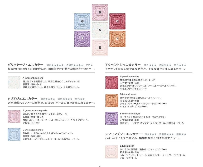 画像2: 宝石のようなきらめきを放つ限定アイカラー