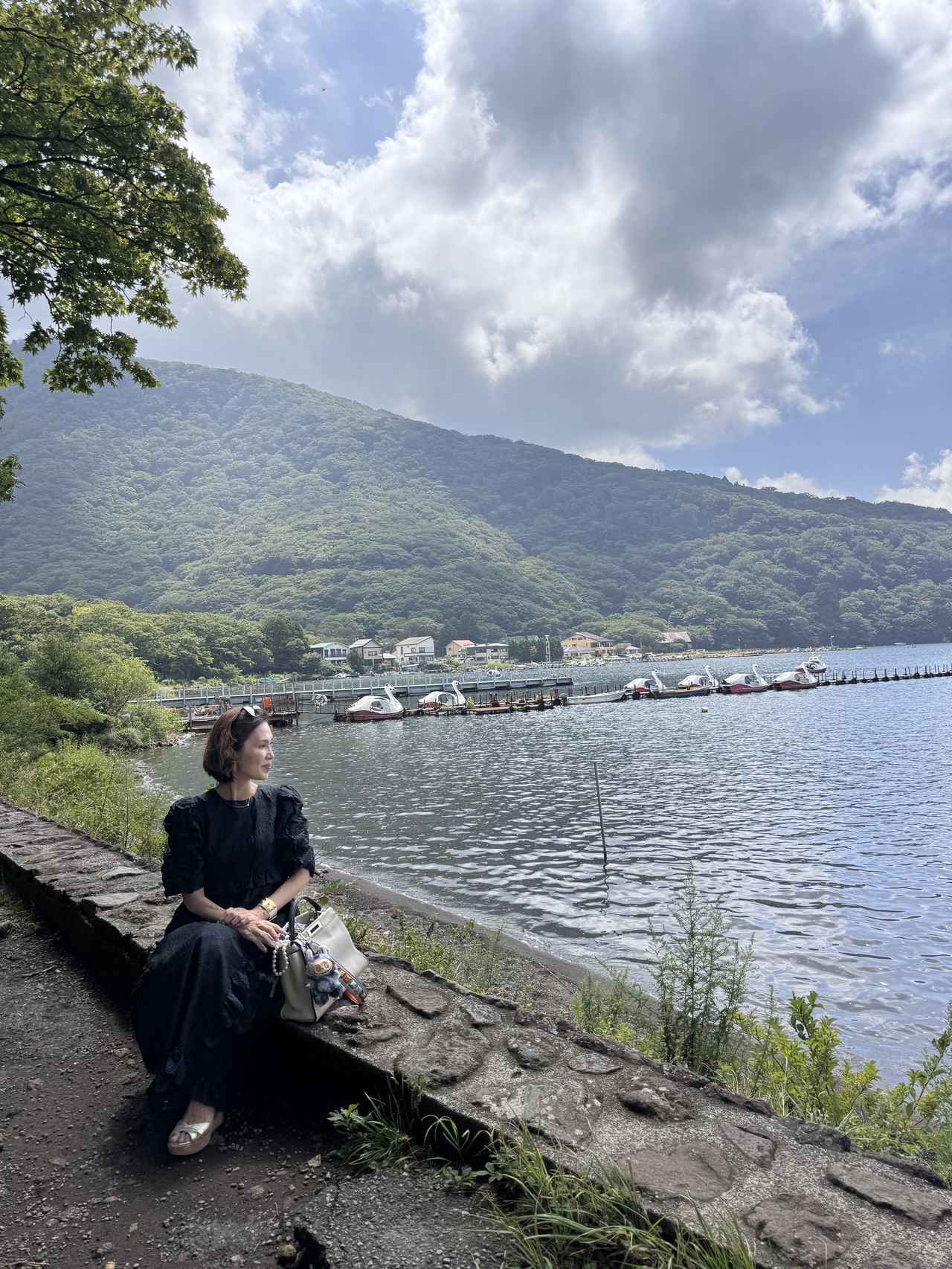 画像: 桃源台港まで宿から徒歩5分