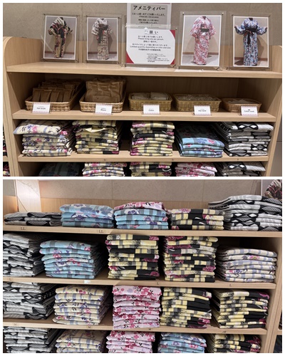 画像: 小さいお子様~身長ごとにいろんな種類の浴衣が選べます。