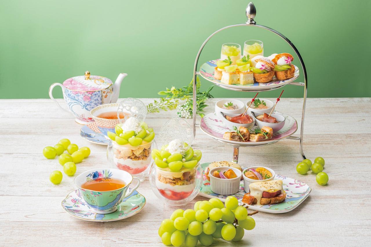 画像: 秋限定「シャインマスカットパフェ」登場!贅沢アフタヌーンティーを東京汐留で楽しむ