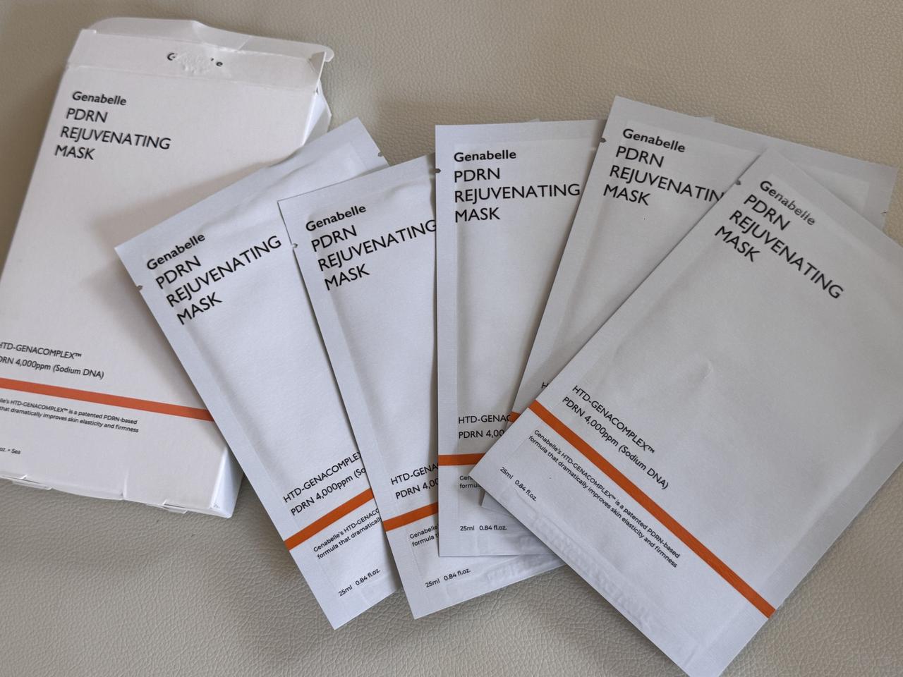 画像: Genabelle, PDRN Rejuvenating Beauty Mask、5枚、各25ml(0.84液量オンス) jp.iherb.com