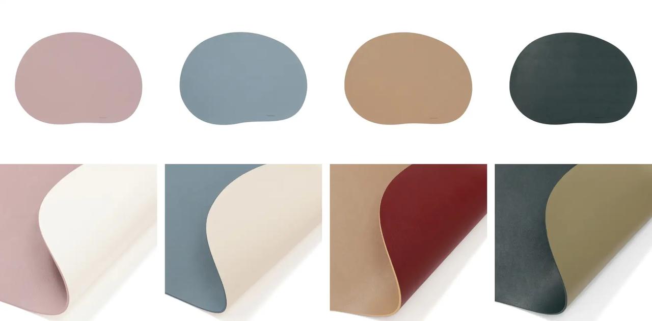 画像: 【商品名】リバーシブル ランチマット 【種類】ピンク/ブルー/ブラウン/グリーン 【価格】各1,200円