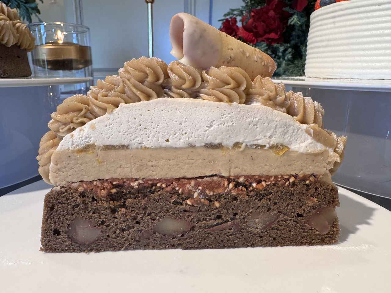 画像: 和の趣を感じる「クリスマスモンブラン」