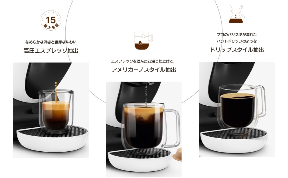 画像1: 日本初① プロのバリスタの技を再現!スマート抽出機能