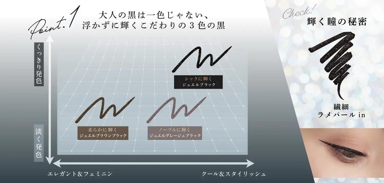 画像: 大人の黒は一色じゃない、浮かずに輝くこだわりの3色の黒