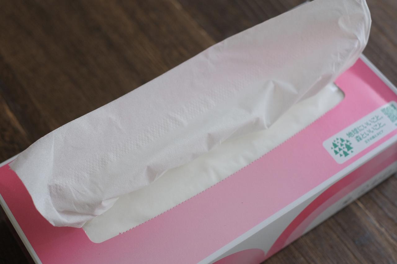 画像3: ③ティシュの枚数や厚みはそのままに、箱を小さくしたことで、「持ち運び」や「収納」に便利なコンパクト設計