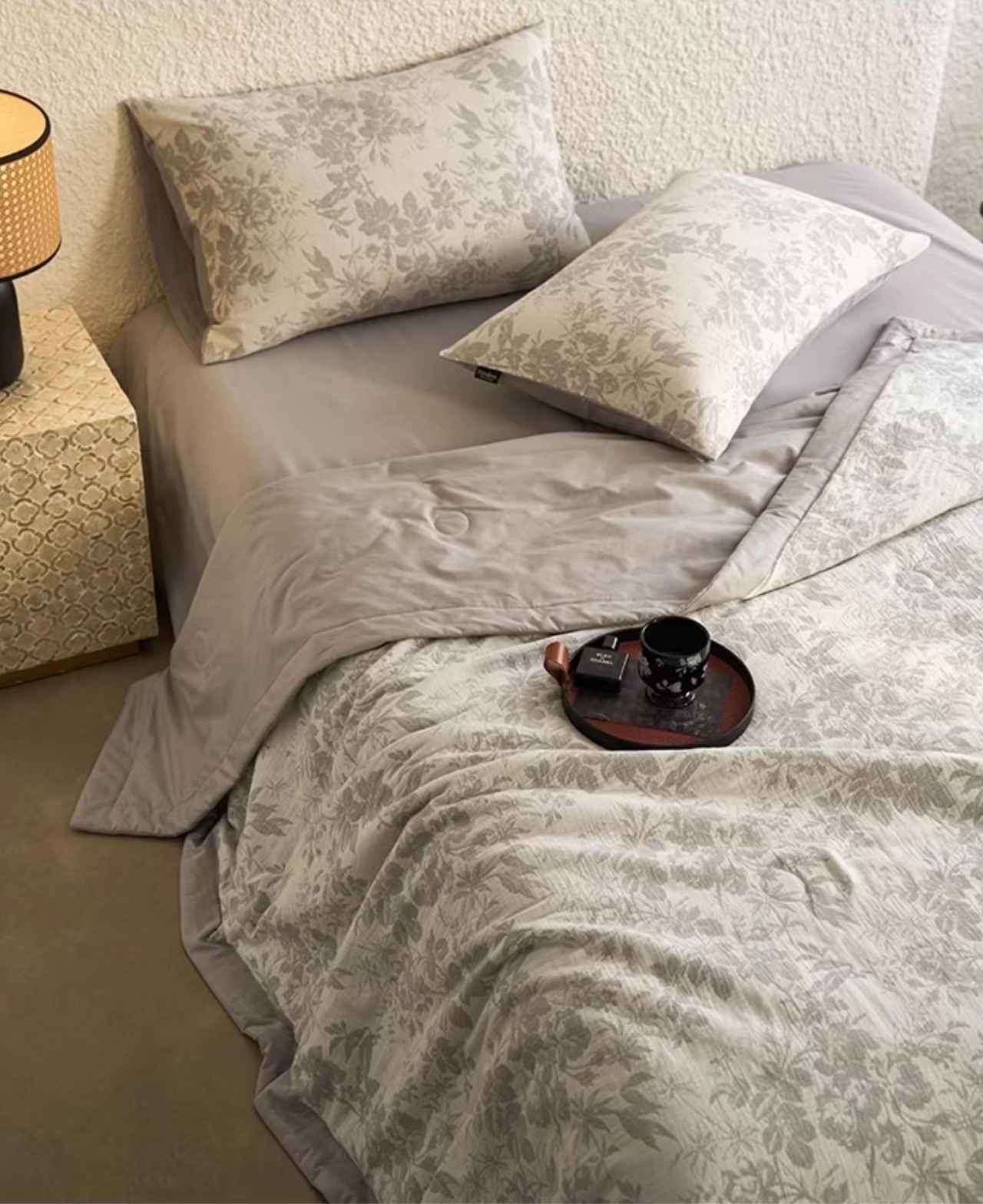 画像: 全棉二重織りの夏用冷却ケット【薄手・春秋用・機械洗濯可能】