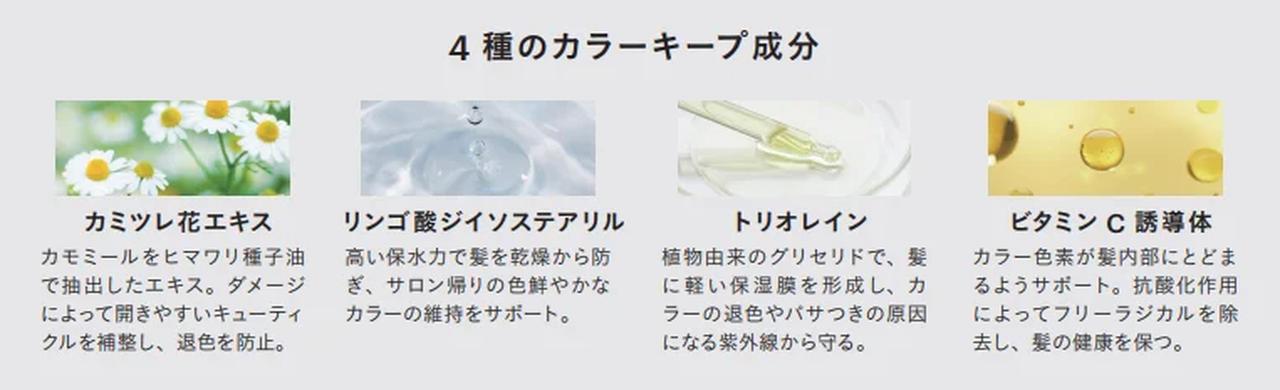 画像1: 色落ちを防ぎ、芯から潤う4種のカラーキープ成分配合＆3種の植物オイル配合
