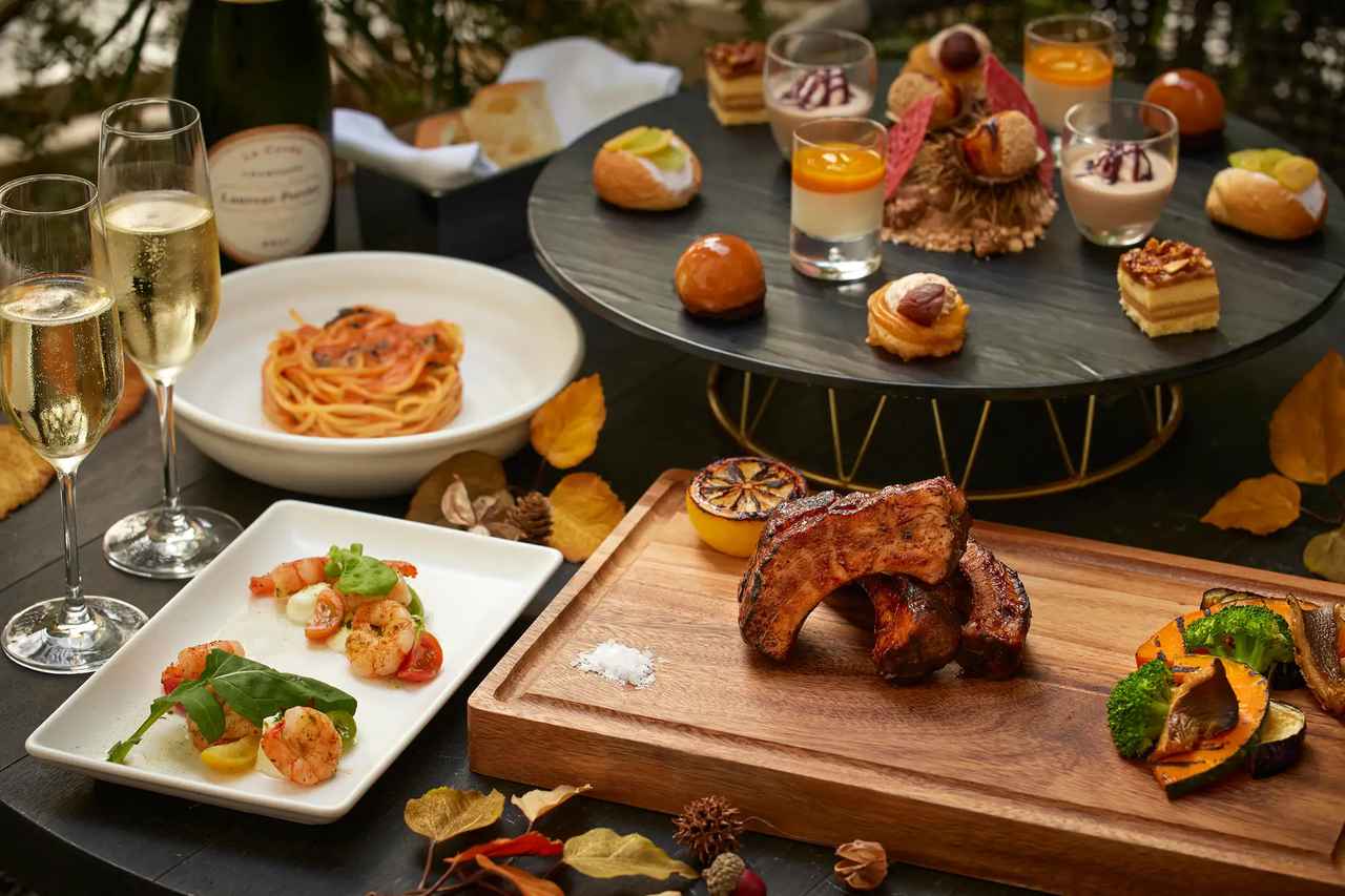 画像: テラス＆バー限定　シャンパン・フリーフロー付き 「Autumn Marron Terrace Dolce Vita」