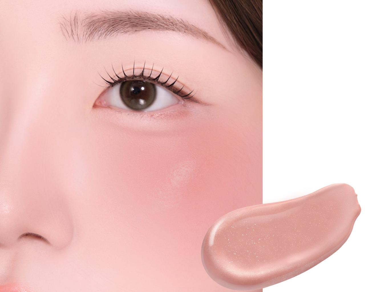 画像4: TWICE MOMOが魅せる“水彩チーク”の魔法♡ふんわりと頬を彩るリキッドチークとプロ仕上げのリキッドチーク用ブラシが新登場！